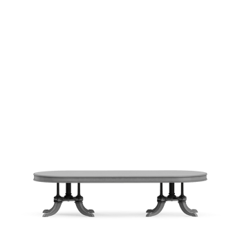 Isometric Table set front 3D render png