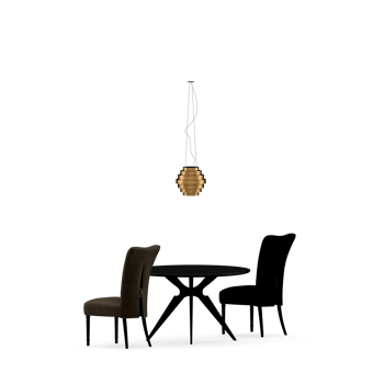 Isometric Table set front 3D render png