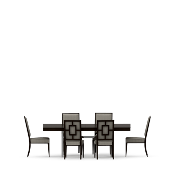 Isometric Table set front 3D render png