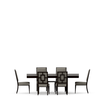 Isometric Table set front 3D render png