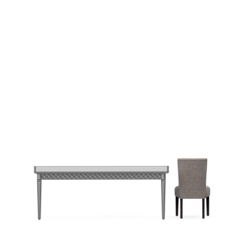 Isometric Table set front 3D render png