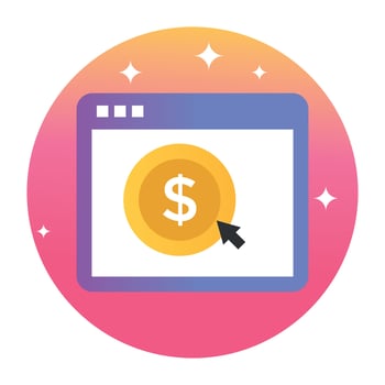 Trendy Business Website vector