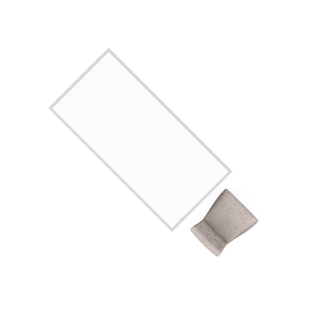 Isometric Table set Top 3D render png