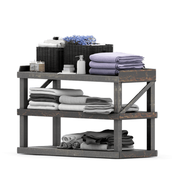 Isometric towels 3D isolated render png