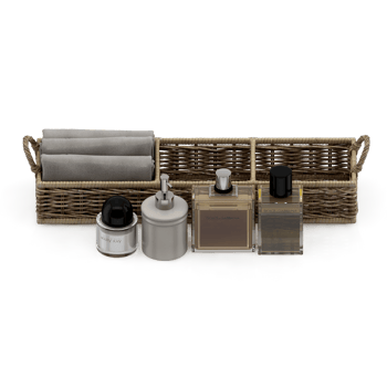 Isometric towels 3D isolated render png