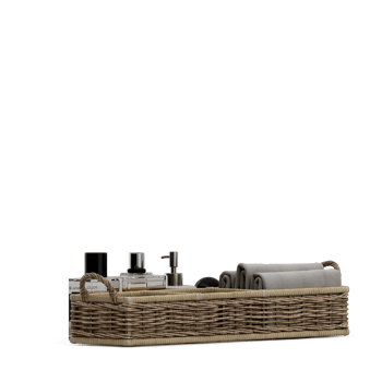 Isometric towels 3D isolated render png