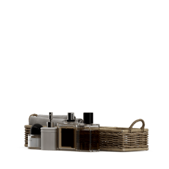 Isometric towels 3D isolated render png
