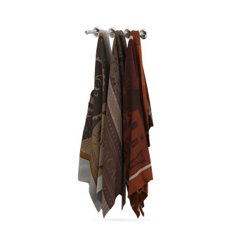 Isometric towels 3D isolated render png