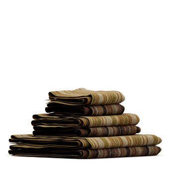 Isometric towels 3D isolated render png