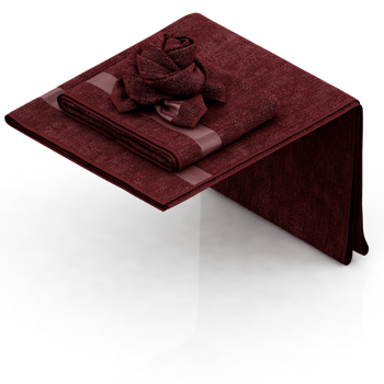 Isometric towels 3D isolated render png