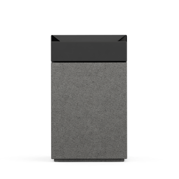 Isometric Trash Cans 3D Render png