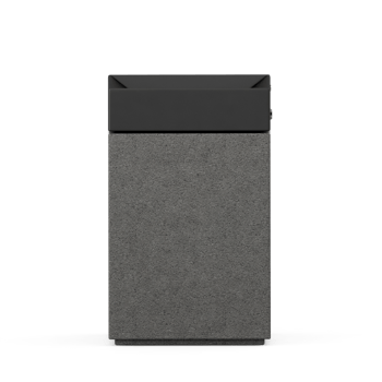 Isometric Trash Cans 3D Render png