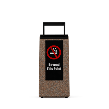 Isometric Trash Cans 3D Render png
