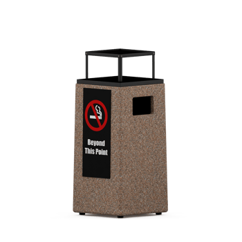 Isometric Trash Cans 3D Render png