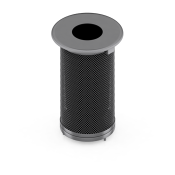 Isometric Trash Cans 3D Render png