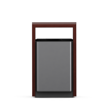 Isometric Trash Cans 3D Render png