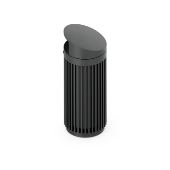 Isometric Trash Cans 3D Render png