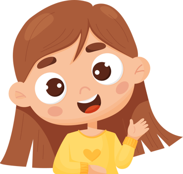 Joyful cute girl png