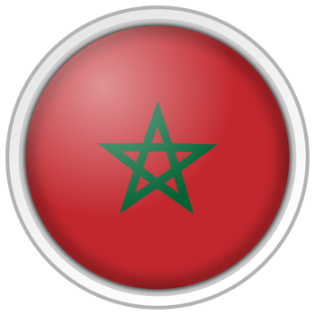Morocco circle flag png