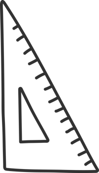 plank black thin line element, School icon set. png