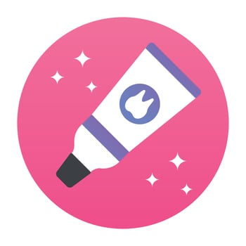 Trendy Tooth Whitener vector
