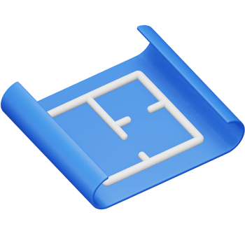 House plan 3d rendering isometric icon. png