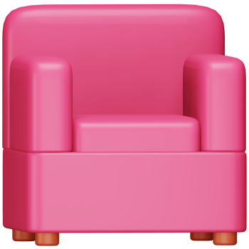 Living room 3d rendering isometric icon. png