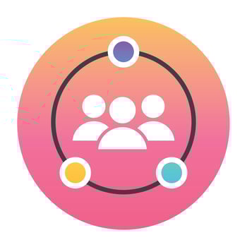 Trendy Networking Concepts vector