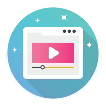 Trendy Online Streaming vector