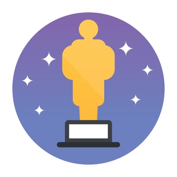 Trendy Award Concepts vector