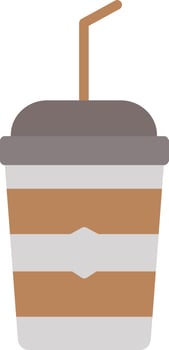 Cold Drink Flat Icon vector