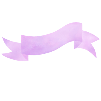 cute watercolor ribbon banner and frame with pastel png