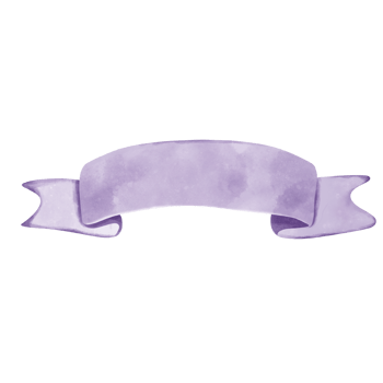 cute watercolor ribbon banner and frame with pastel png