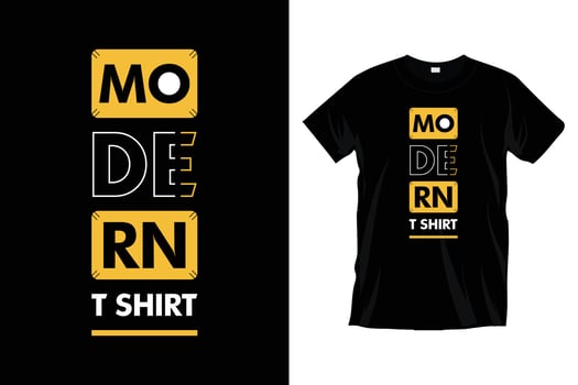 Modern t shirt. Motivational inspirational cool unique typography t shirt design for prints, apparel, vector, art, illustration, typography, poster, template, trendy black tee shirt design. vector