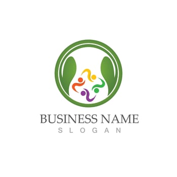 Community, network and social icon vector