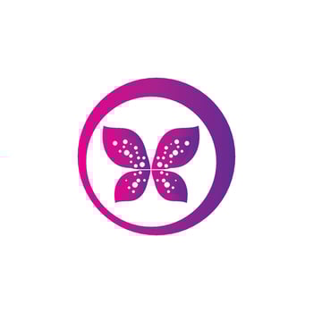 Beauty Butterfly icon design vector