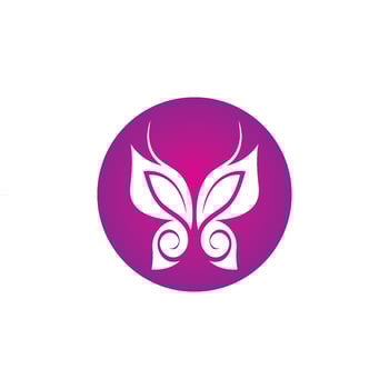 Beauty Butterfly icon design vector
