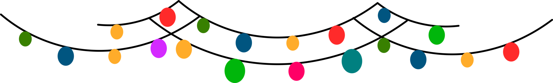 Christmas Decoration lights png