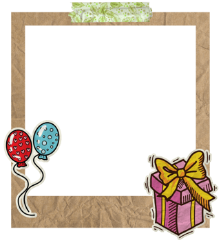 Creative Birthday Photo Frame png