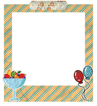 Creative Birthday Photo Frame png
