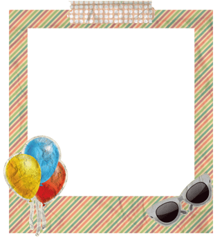 Creative Birthday Photo Frame png