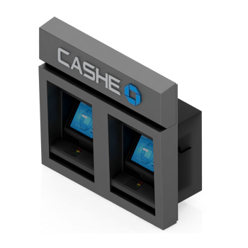 Isometric ATM 3D render png