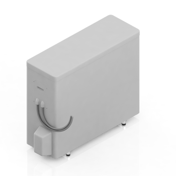 Isometric air conditioning 3D render png