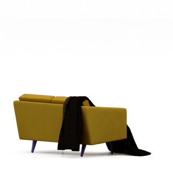 Isometric Armchair Isolated 3D render png