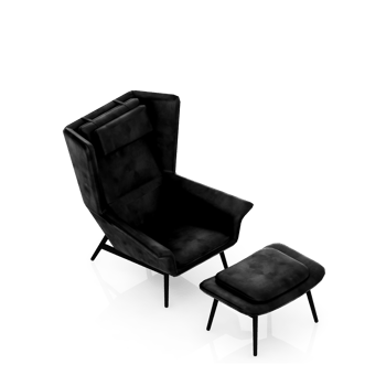 Isometric Armchair Isolated 3D render png