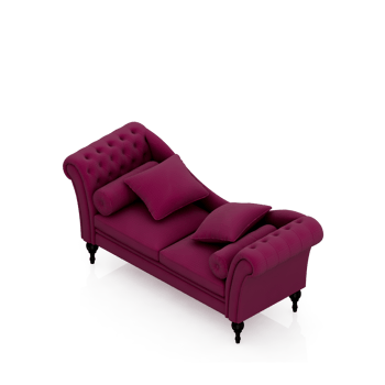 Isometric Armchair Isolated 3D render png