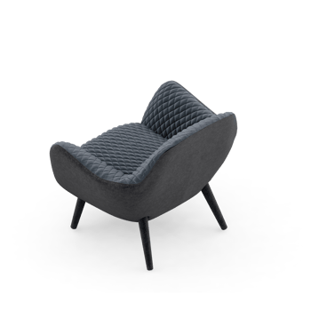 Isometric Armchair Isolated 3D render png