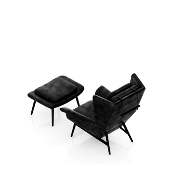 Isometric Armchair Isolated 3D render png