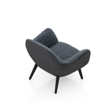 Isometric Armchair Isolated 3D render png