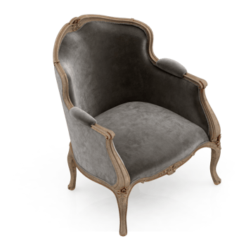Isometric Armchair Isolated 3D render png